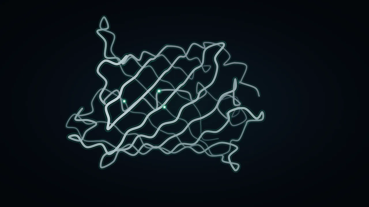 Rendered structure of green fluorescent protein, the classic directed evolution model system, highlighting evolved chromophore and mutation sites