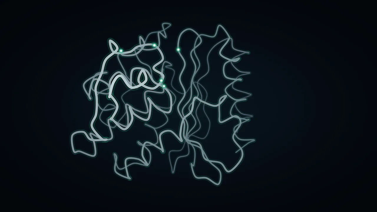 Rendered ribbon structure of TEM-1 beta-lactamase, a canonical protein engineering enzyme, with highlighted mutation hotspot residues